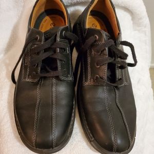 Ecco men leather comfort shoes